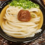 かけうどん梅干しトッピング