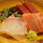 割烹さいお - 紅白刺身合戦