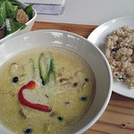 ちはるのやさいキッチン - 豆乳スープ・ココナッツカレー風ランチ1050円