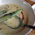 ちはるのやさいキッチン - 豆乳スープ・ココナッツカレー風ランチ1050円