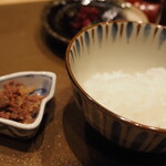 割烹さいお - お供は和牛しぐれ煮