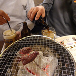 鉄ノ四 - ドリンクはホッピーの黒