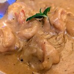 インディアンレストラン西麻布 by KENBOKKE - エビゴロゴロ＆マイルド、クリーミー♪