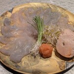 天冨良 ふぐ 銀座 天 - 