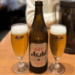 蝋燭屋 - 瓶ビールアサヒスーパードライ700円