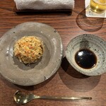 にしぶち飯店 - 蟹の甲羅盛り、黒酢