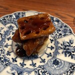 にしぶち飯店 - 酢豚、蓮根、ジャガイモのソース