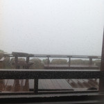 カフェくるくま - 外は霧で何も見えません！(>_<)