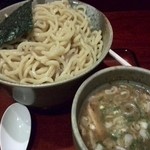 渓 - 渓つけ麺 大盛り (950円)