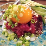 蔵内 馬ノ丈 - 桜ユッケ770円