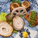 うなぎの魚伊 - 2025.1 鰻3種盛り（1,650円）八幡巻、燻製、やわらか煮