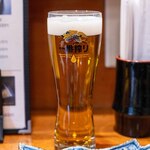 うなぎの魚伊 - 2025.1 生ビール（650円）キリン一番搾り