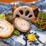 うなぎの魚伊 - 2025.1 鰻3種盛り（1,650円）八幡巻、燻製、やわらか煮