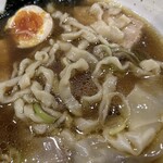 手打ち 蓮 - ウマ過ぎる自家製超多加水麺。