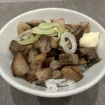 手打ち 蓮 - 絶品チャーシュー飯。