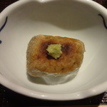 くろぎ - 先附　蕗の薹豆腐　山葵