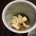 くろぎ - 蒪菜鮑酢