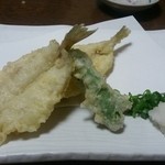 ろばた仁 - きすごの天ぷら