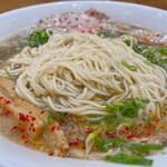 京ラーメン壬生さだかず - 麺、拡大