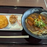 はなまるうどん - カレーうどん、コロッケとはなまるから揚げ
