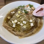 めん処 きよ洲 - サバとオリーブの芳醇ぶたらぁめん850円税込
