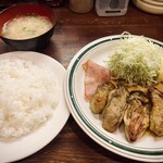 かつれつ四谷たけだ - カキバター焼定食