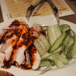 炭火焼き離島酒場ウタとルリ - 島豚ときゅうりの雲白肉