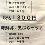 寿し保 - 2025.1 メニュー