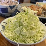 とんＱ つくば本店 - おかわりキャベ1