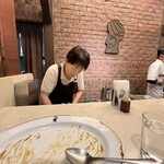 インデアンカレー - 壁にもインドキャラ