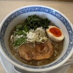 鶏白湯そば 燠 - 飛魚だしそば