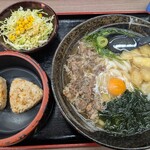 人力うどん - スタミナうどんセット　980円