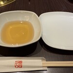 天壇  祇園本店 - 卓上の出汁タレ