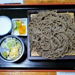 ちゃんこ 萩乃井 - 冷やしとろろのりうどん大盛り