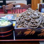 ちゃんこ 萩乃井 - 冷やしとろろのりうどん大盛り