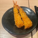 とろけるハンバーグ福よし 鹿児島与次郎店 - 「海老フライ(290円)」