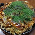 福ちゃん - 福ちゃん お好み焼き（肉玉うどん）￥600円