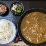 うどんの前田 - カレーセット（大盛）1,000円