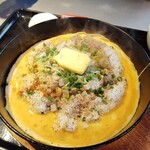 らあめん花月嵐 - 「鉄板イタめし」醤油バター760円