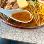 中華そば土屋商店 - ヘテ唐辛子が混じっています