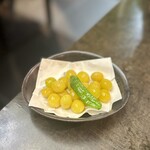 茅場町 長寿庵 - ぎんなん