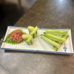 茅場町 長寿庵 - もろきゅう