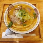 中華そば 肴 yamago - 骨肉中華(中・味濃いめ、中太麺)