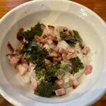 自然派ラーメン 神楽 - 〆ご飯。