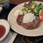 ステーキ厨房 紅花 - ポン酢ハンバーグ定食