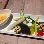 ボッテガ シモーネ - 温野菜　お野菜のソース