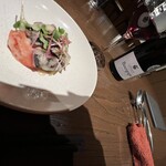 idematsu - 前菜とワイン