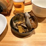 茶月斎 - 上海カニ＆厚岸無菌あさり紹興酒漬け