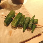 鳥しき - オクラ2014.6