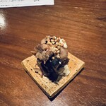 耳 - 栗とクリームチーズそば味噌和え